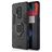 Mobigear Armor Ring OnePlus 8 Pro Hülle Hardcase Backcover Stoßfest mit Ringhalter - Schwarz