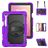 Mobigear SureGrip XGuard Samsung Galaxy Tab S11 Hülle Kunststoff,Silikon Backcover + Stifthalter + Schulterträger + Ständer - Lila