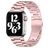 Mobigear Antwerp Edelstahl Apple Watch Armband Faltschließe - 49/46/45/44 mm - Pink