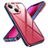 Mobigear Crystal iPhone 14 Plus Hardcase Backcover - Transparent / Rot