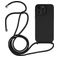 Mobigear Lanyard iPhone 15 Pro Silikon Handykette - Schwarz