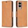 Mobigear Excellent Samsung Galaxy S25 Edge Hülle Klapphülle Geldbörse - Cognac