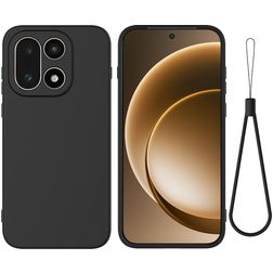 Mobigear Rubber Touch OnePlus 15 Silikon Hülle Backcover - Schwarz
