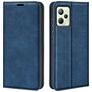 Mobigear Retro Slim Realme C35 Hülle Klapphülle Geldbörse - Blau