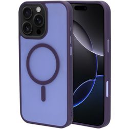 Mobiparts Hardcover iPhone 16 Pro Max MagSafe Hardcase Backcover - Satin Purple