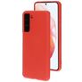Mobiparts Samsung Galaxy S21 Silikon Hülle Backcover - Scarlet Red