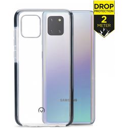 Mobilize Shatterproof Samsung Galaxy Note 10 Lite Hülle Hardcase Backcover Stoßfest - Transparent / Schwarz