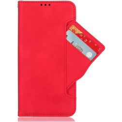 Mobigear Slide Wallet OPPO Find X9 Pro Hülle Klapphülle Geldbörse - Rot