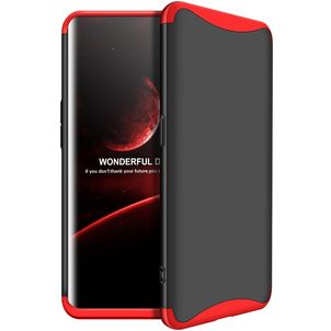 Mobigear TriGuard OPPO Find X Hülle Hardcase Backcover - Schwarz / Rot