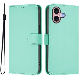 Mobigear Urban Wallet iPhone 16 Klapphülle Portemonnaie - Grün