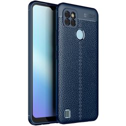 Mobigear Luxury Realme C21Y Hülle Flexibles TPU Backcover - Blau