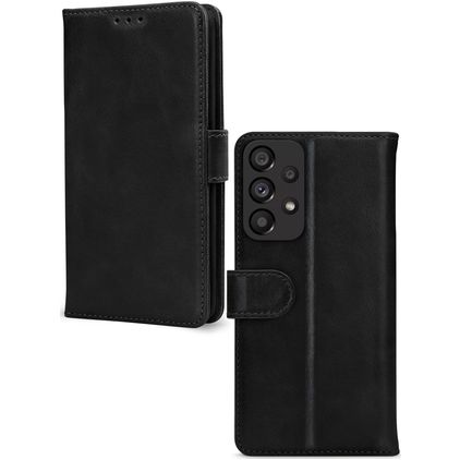 Mobilize Premium Gelly Wallet Samsung Galaxy A53 Hülle Klapphülle Geldbörse - Schwarz