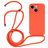 Mobigear Lanyard iPhone 14 Silikon Handykette - Orange