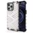 Mobigear Honeycomb iPhone 14 Pro Hülle Hardcase Backcover Stoßfest - Weiß
