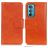 Mobigear Classy Motorola Edge 30 Hülle Klapphülle Geldbörse - Orange