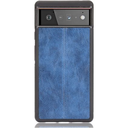 Mobigear Stitch Google Pixel 6 Pro Hülle Backcover - Blau