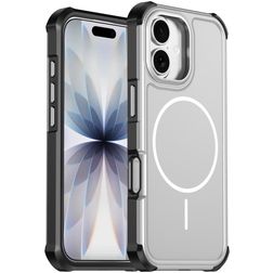 Mobigear Airbag Shockproof iPhone 17 MagSafe Hülle Hardcase Backcover Stoßfest - Silber