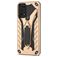 Mobigear Armor Stand Samsung Galaxy A03s Hardcase Backcover Shockproof mit Ständer - Gold