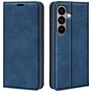 Mobigear Retro Slim Samsung Galaxy S26 Hülle Klapphülle Geldbörse - Blau