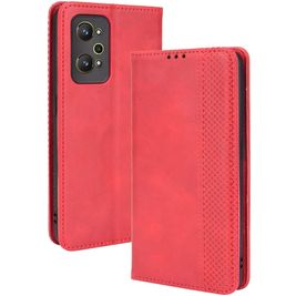 Mobigear Sensation Realme GT Neo2 Hülle Klapphülle Geldbörse - Rot