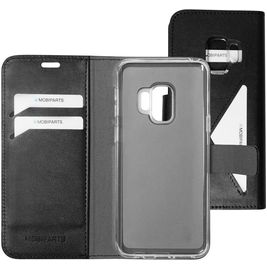 Mobiparts Classic Wallet Samsung Galaxy S9 Hülle Klapphülle Geldbörse - Schwarz