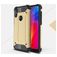 Mobigear Outdoor Motorola One Power Hülle Hardcase Backcover Stoßfest - Gold