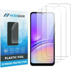 Mobigear Samsung Galaxy A05 Displayschutz Schutzfolie - Hüllenfreundlich (3er Pack)