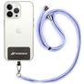Mobigear Lanyard Universal-Handykette einstellbar - Weiß / Blau / Lila
