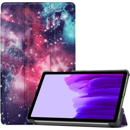 Mobigear Tri-Fold Samsung Galaxy Tab A7 Lite Klapphülle - Milky Way