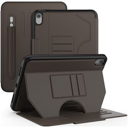 Mobigear Magnetic Folio iPad 11 (2025) Hülle Klapphülle + Stifthalter - Braun
