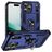 Mobigear Armor Ring iPhone Air Hülle Hardcase Backcover Stoßfest mit Ringhalter - Blau