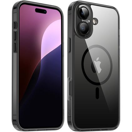 Valenta Trend iPhone 16 MagSafe Hülle Hardcase Backcover - Schwarz