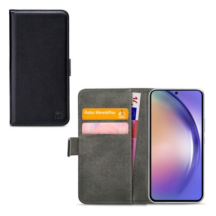 Mobilize Classic Gelly Wallet Samsung Galaxy A54 Hülle Klapphülle Geldbörse - Schwarz