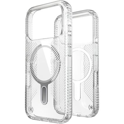 Speck Presidio Perfect Clear Grip Durchsichtig iPhone 17 Pro MagSafe Hülle Hardcase Backcover Stoßfest - ClickLock