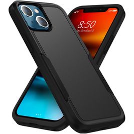 Mobigear Heavy Armor iPhone 14 Hülle Hardcase Backcover Stoßfest - Schwarz