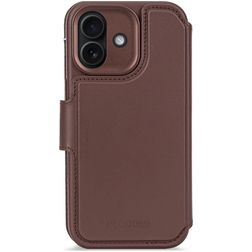 Decoded Detachable Wallet iPhone 17 MagSafe Hülle Echtes Leder Abnehmbare 2in1 Klapphülle Geldbörse - Chocolate Brown
