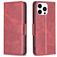 Mobigear Excellent iPhone 16 Pro Max Hülle Klapphülle Geldbörse - Rot