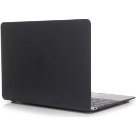 Mobigear Glossy MacBook 12 Zoll (2015-2017) Hardcase Hülle MacBook Case - Schwarz - Model A1534