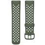 Mobigear Sport Plus Buckle Silikon Fitbit Charge 5 Armband Dornschließe - Grün