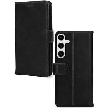 Mobilize Premium Gelly Wallet Samsung Galaxy S24 Plus Hülle Klapphülle Geldbörse - Schwarz