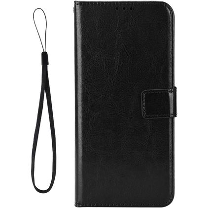 Mobigear Wallet TCL 30 Plus Hülle Klapphülle Geldbörse - Schwarz