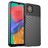 Mobigear Groove Samsung Galaxy M33 Hülle Flexibles TPU Backcover - Schwarz