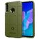 Mobigear Rugged Shield Huawei P40 Lite E Hülle Flexibles TPU Backcover Stoßfest - Grün
