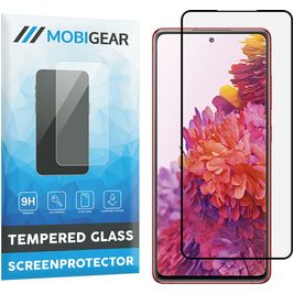 Mobigear Curved Samsung Galaxy S20 FE Panzerglas Gehärtetes Glas Displayschutz - Hüllenfreundlich - Schwarz