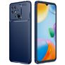 Mobigear Racing Xiaomi Redmi 10C Hülle Flexibles TPU Backcover - Blau