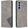 Mobigear Rhombus Slim Samsung Galaxy A54 Hülle Klapphülle - Grau