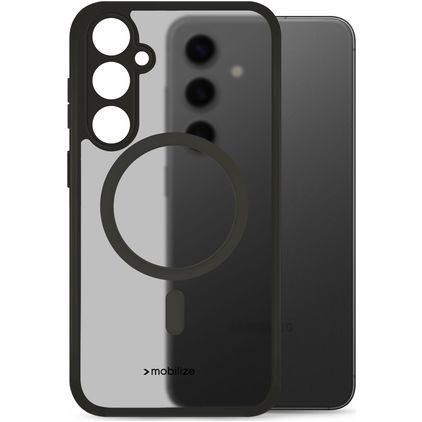 Mobilize Hybrid Samsung Galaxy S24 FE MagSafe Hülle Hardcase Backcover Stoßfest - Schwarz