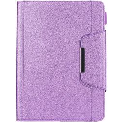 Mobigear Luxury iPad 7 (2019) Hülle Klapphülle + Stifthalter - Lila