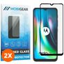 Mobigear Premium Motorola Moto G9 Play Panzerglas Gehärtetes Glas Displayschutz - Hüllenfreundlich - Schwarz (2er Pack)