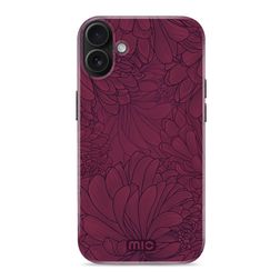MIO iPhone 16 MagSafe Hülle Hardcase Backcover - Berry Blooms